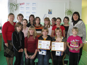 Участники конкурса из Вагинской СОШ